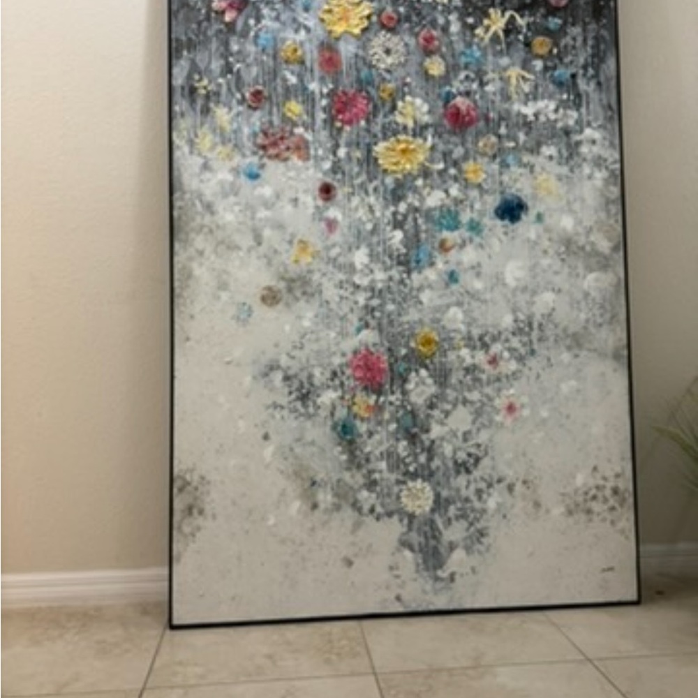 Floral Abstract Canvas Art